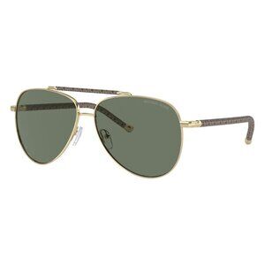 A0863Z New MICHAEL KORS Portugal Gold Aviator MK1146 1014/3H Sunglasses Women